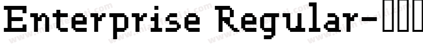 Enterprise Regular字体转换